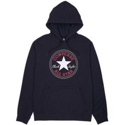 Bluza z kapturem Converse Chuck Patch Hoodie Ft, Dla obu płci. Czarne bluzy Converse, m, bez wzorów, z bawełny, z kapturem. Za 390.00 zł.