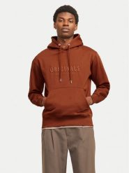 Jack&Jones Bluza 12262811 Brązowy Regular Fit. Brązowe bluzy Jack&Jones, m, bez wzorów, z bawełny, bez kaptura. Za 109.99 zł.