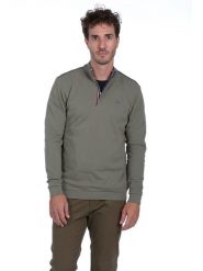 The Time of Bocha Sweter w kolorze khaki rozmiar: XXL. Brązowe swetry nierozpinane The Time of Bocha, xxl, z aplikacjami, z bawełny, bez kołnierzyka, bez ramiączek. Za 126.99 zł.