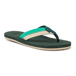 Japonki plażowe męskie Oakley Burke Flip Flop. Zielone japonki Oakley, bez wzorów. Za 59.99 zł.