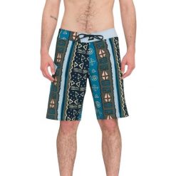Spodenki kąpielowe męskie Volcom Lido Print. Czarne kąpielówki Volcom, m, bez wzorów, z elastanu. W wyprzedaży za 292.35 zł.