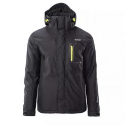 Kurtka męska ocieplana Hi-Tec Bicco II - czarna, Rozmiar XXL. Czarne kurtki narciarskie i snowboardowe Hi-tec, l, bez wzorów, z nylonu, narciarskie. Za 339.99 zł.