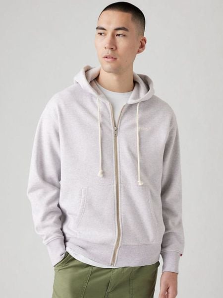 Levi's Bluza w kolorze jasnoszarym rozmiar: M. Szare bluzy Levi's®, m, bez wzorów, z bawełny, bez kaptura. Za 146.28 zł.