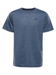 Alpine Pro Koszulka funkcyjna "Mareth" w kolorze niebieskim rozmiar: M. Niebieskie t-shirty sportowe Alpine Pro, bez wzorów, z materiału, bez ramiączek, outdoorowe. Za 140.20 zł.