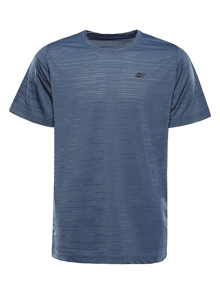 Alpine Pro Koszulka funkcyjna "Mareth" w kolorze niebieskim rozmiar: M. Niebieskie t-shirty sportowe Alpine Pro, bez wzorów, z materiału, bez ramiączek, outdoorowe. Za 113.63 zł.