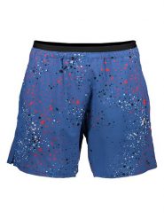 Reebok Szorty sportowe "Strength" w kolorze niebiesko-czarnym rozmiar: M. Czarne krótkie spodenki sportowe Reebok, m, bez wzorów. Za 101.70 zł.
