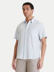 Calvin Klein Jeans Koszula LV04RF120G Błękitny Regular Fit. Niebieskie koszule Calvin Klein Jeans, m, bez wzorów, z jeansu, bez kołnierzyka, bez ramiączek. Za 369.99 zł.