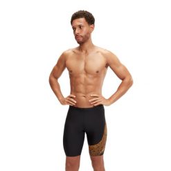 Kąpielówki spodenki męskie do pływania na basen Speedo Medley Logo Jammer AM. Brązowe kąpielówki Speedo, m, bez wzorów. Za 327.57 zł.
