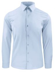 Wizytowa Koszula Bawełniana, Męska (Regular) - Victorio - Błękitna. Niebieskie koszule Victorio, m, bez wzorów, z bawełny, bez kołnierzyka, bez ramiączek. Za 195.00 zł.