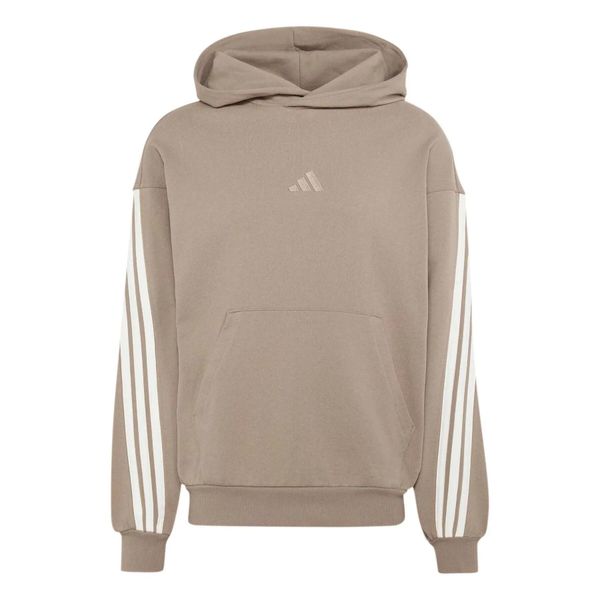 Bluza z kapturem adidas 3-Stripes. Brązowe bluzy z kapturem Adidas, l, bez wzorów, z materiału, z kapturem. Za 375.99 zł.