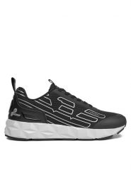 EA7 Emporio Armani Sneakersy X8X154 XK357 K716 Czarny. Czarne buty sportowe casual EA7 Emporio Armani, bez wzorów, z materiału, bez zapięcia. Za 559.99 zł.