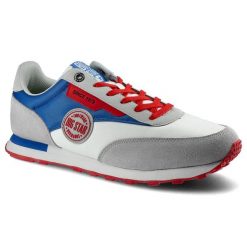 Białe Sneakersy Big Star Męskie Modne Obuwie. Białe buty sportowe casual BIG STAR, z aplikacjami, z materiału, bez zapięcia. Za 162.00 zł.