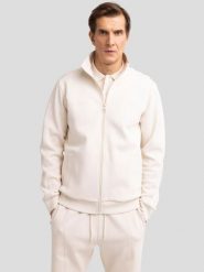Bluza męska rozpinana ze stójką kremowa Wlador 103. Białe bluzy BIG STAR, l, bez wzorów, z dzianiny, bez kaptura. Za 249.99 zł.