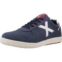 Buty MUNICH G-3 CANVAS Niebieski. Niebieskie buty trekkingowe munich, bez wzorów, z syntetyku, bez zapięcia. Za 321.99 zł.