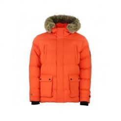 Kurtka puchowa wodoodporna Peak Mountain Canabel. Brązowe kurtki narciarskie i snowboardowe Peak Mountain, m, bez wzorów, z futra, narciarskie. W wyprzedaży za 296.50 zł.