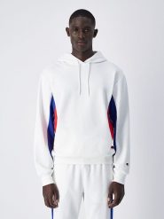 Champion Bluza w kolorze niebiesko-biało-czerwonym rozmiar: XL. Białe bluzy Champion, xl, bez wzorów, z kapturem. Za 144.92 zł.