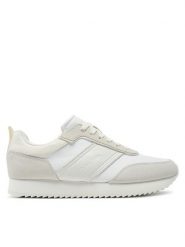 Calvin Klein Sneakersy Low Top Lace Up Mix HM0HM01554 Biały. Białe buty sportowe casual CALVIN KLEIN, bez wzorów, z materiału, bez zapięcia. Za 379.99 zł.