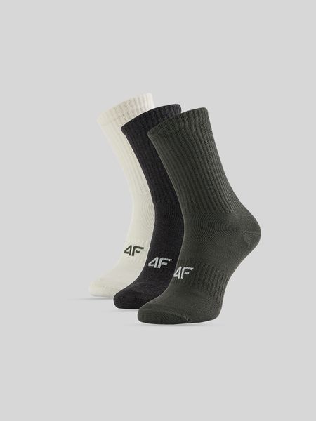 4F Skarpetki długie (3-pack) męskie - multikolor 39-42. Skarpety 4F, bez wzorów. Za 59.99 zł.