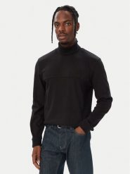 HUGO Golf Derenolo 50568229 Czarny Regular Fit. Czarne golfy Hugo, m, bez wzorów, z bawełny, bez ramiączek. Za 399.99 zł.