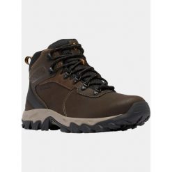 Buty Turystyczne Męskie Columbia Newton Ridge Plus II WP. Brązowe buty turystyczne Columbia, bez wzorów, bez zapięcia. Za 419.99 zł.