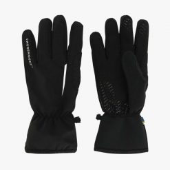 Rękawiczki Trening Unisex Nordic Wiatroszczelny. Czarne rękawiczki SWEDEMOUNT, bez wzorów, z materiału. Za 100.99 zł.