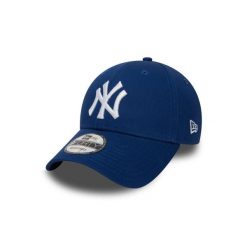 Czapka New Era League Essential 9Forty New York Yankees. Niebieskie czapki zimowe New Era, bez wzorów. Za 99.00 zł.