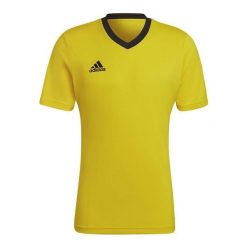 Koszulka piłkarska męska adidas Entrada 22 Jersey. Czarne t-shirty sportowe Adidas, bez wzorów, z jersey, bez ramiączek, do biegania. Za 55.99 zł.
