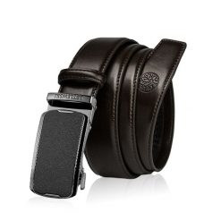 Skórzany pasek męski BETLEWSKI Brązowy 125. Brązowe paski Betlewski, bez wzorów, ze skóry. Za 109.99 zł.