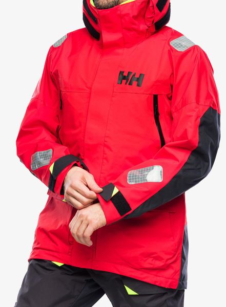 Kurtka męska Helly Hansen Skagen Offshore Jacket. Czerwone kurtki Helly Hansen, l, bez wzorów, z włókna, bez kaptura. Za 1,777.00 zł.