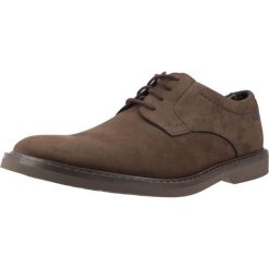 Buty CLARKS ATTICUSLTLOGTX Brązowy. Brązowe buty trekkingowe Clarks, bez wzorów, ze skóry, bez zapięcia. Za 439.99 zł.
