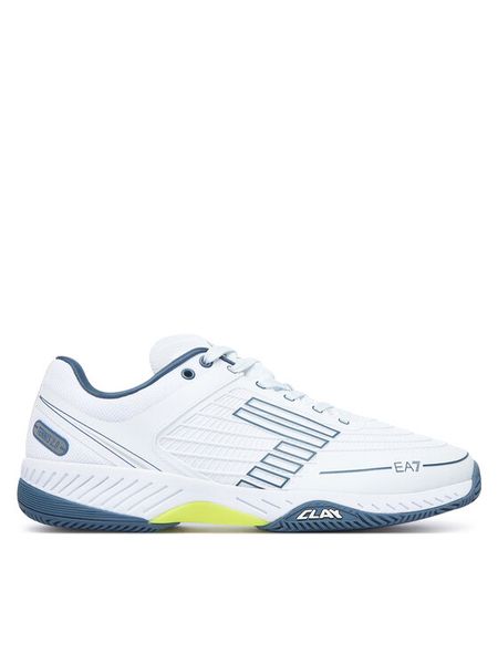 EA7 Emporio Armani Sneakersy X8X242 XK438 MZ872 Biały. Białe buty sportowe casual EA7 Emporio Armani, bez wzorów, ze skóry, bez zapięcia. Za 1,079.00 zł.