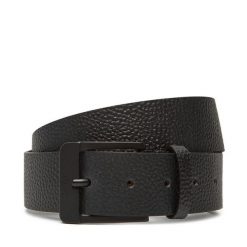 Pasek Męski Calvin Klein Jeans. Czarne paski Calvin Klein Jeans, bez wzorów, z jeansu. Za 219.99 zł.