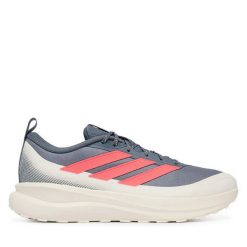 Buty do biegania adidas. Szare buty do biegania Adidas, bez wzorów, bez zapięcia, do biegania. Za 259.99 zł.