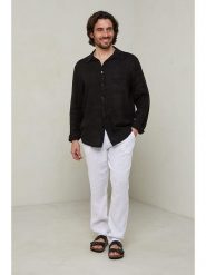 Lin Passion Koszula w kolorze czarnym rozmiar: XL/XXL. Czarne koszule Lin Passion, xl, bez wzorów, z bawełny, bez kołnierzyka, bez ramiączek. Za 145.60 zł.