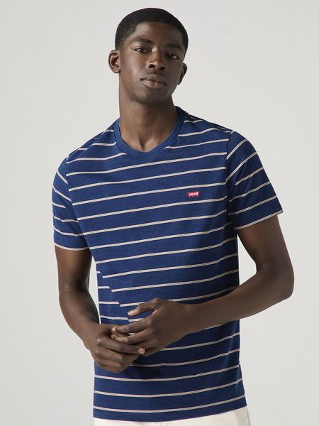 Levi's Koszulka w kolorze granatowym rozmiar: M. Niebieskie bezrękawniki Levi's®, m, bez wzorów, z bawełny, bez kołnierzyka, bez ramiączek. Za 48.85 zł.