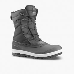 Second Life - Śniegowce turystyczne męskie Quechua NH500... - Stan Dobry. Czarne śniegowce QUECHUA, z materiału, przed kolano, bez zapięcia. Za 179.99 zł.