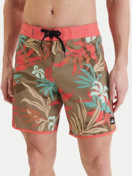 Quiksilver Szorty kąpielowe Surfsilk Scallop 18" EQYBS04862 Beżowy Regular Fit. Brązowe kąpielówki Quiksilver, m, bez wzorów, z syntetyku. Za 319.99 zł.
