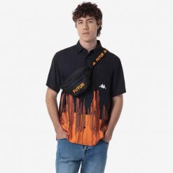 Torba na ramię Kappa Authentic Techno KFF. Czarne torby na ramię Kappa, bez wzorów, z poliesteru, na ramię, bez dodatków. Za 149.50 zł.