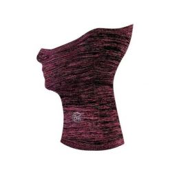 Komin do biegania unisex Buff® Dryflx+ Neckwarmer Fuchsia z odblaskami. Różowe szaliki Buff, bez wzorów. W wyprzedaży za 142.43 zł.