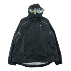 Second life - Kurtka przeciwwiatrowa męska Regular fit Y2K czarna - Stan dobry. Czarne kurtki Adidas, l, bez wzorów, z materiału, bez kaptura. Za 190.96 zł.