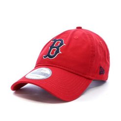 Czapka z daszkiem New Era MLB Boston Red Sox. Czerwone czapki z daszkiem New Era, bez wzorów, z bawełny. Za 167.50 zł.