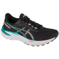 Męskie Buty Do Biegania GT1000 13. Czarne buty turystyczne ASICS, bez wzorów, z gumy, bez zapięcia, do biegania. Za 768.99 zł.