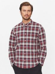 Lee Koszula 112341759 Bordowy Regular Fit. Czerwone koszule Lee, m, bez wzorów, z bawełny, bez kołnierzyka, bez ramiączek. Za 199.99 zł.