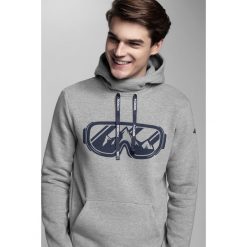 Bluza męska Kamil Stoch Collection BLM503 - szary melanż. Bluzy z kapturem marki 4F. W wyprzedaży za 149.99 zł.
