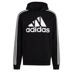 Adidas BL3S Fleece Hoodie, męska bluza. Białe bluzy Adidas, m, bez wzorów, z bawełny, bez kaptura. Za 222.00 zł.