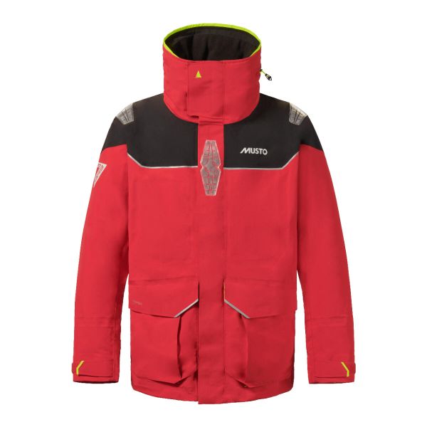 Kurtka wodoodporna Musto BR3 Pertex Offshore. Niebieskie kurtki Musto, l, bez wzorów, z materiału, bez kaptura. Za 2,445.75 zł.