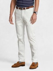 Polo Ralph Lauren Chinosy 710704176094 Biały Slim Fit. Białe eleganckie spodnie Polo Ralph Lauren, m, z bawełny. Za 719.99 zł.