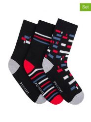 Puccini Skarpety (3 pary) w kolorze czarnym rozmiar: 39-42. Czarne skarpety Puccini, bez wzorów. Za 39.95 zł.