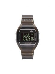 Adidas Originals Zegarek Digital Two Crystal AOST24064 Czarny. Czarne, cyfrowe zegarki adidas Originals. Za 449.99 zł.