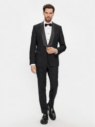 Hugo Garnitur Henry/Getlin241E1 50507120 Czarny Slim Fit. Czarne garnitury Hugo, m, bez wzorów, z syntetyku. Za 1,499.00 zł.